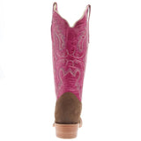 R. Watson Women's Cider Brown Rough Out Boots