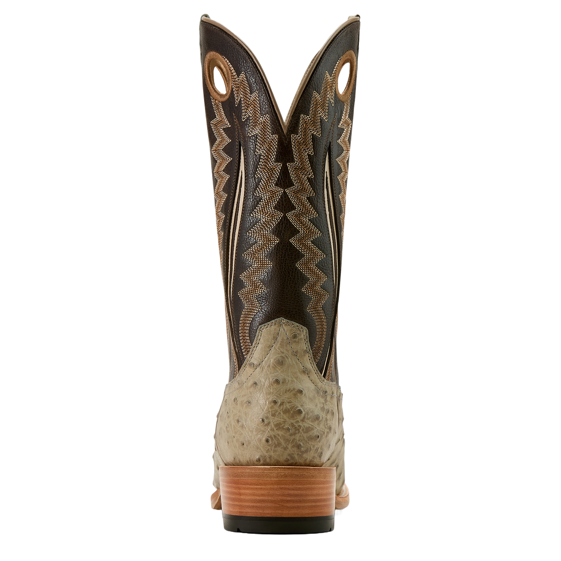 Ariat Men's Futurity Outlaw Platinum Full Quill Ostrich Cowboy Boot ...