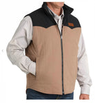 Cinch Men's Khaki Reversible Vest