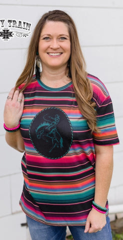 Saddle Up Serape Tee