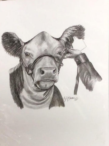 CJ Brown “Hereford Halter Power” Notecard