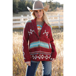 Cinch Women's Red Thunderbird Cardigan