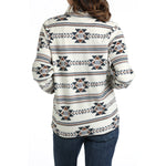 Cinch Women's Cream Aztec Fleece Jacket