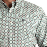 Cinch Men's Cream Medallion Print Shirt