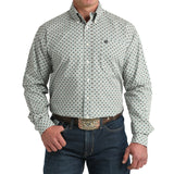 Cinch Men's Cream Medallion Print Shirt