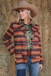 Cinch Women's Boyfriend Striped Blazer
