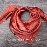 Rusty Orange Aztec Wild Rag