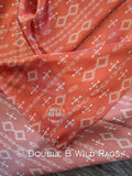Rusty Orange Aztec Wild Rag