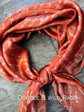 Rusty Orange Aztec Wild Rag