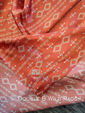 Rusty Orange Aztec Wild Rag