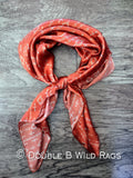 Rusty Orange Aztec Wild Rag