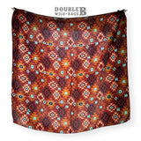Chestnut & Turquoise Aztec Wild Rag