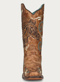 Corral Women’s Horse Inlay Embroidered Boot
