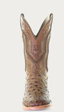 Corral Men’s Orix Ostrich Overlay & Embroidery & Woven Boot