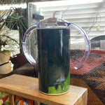 Purple Y Tag Sippy Cup