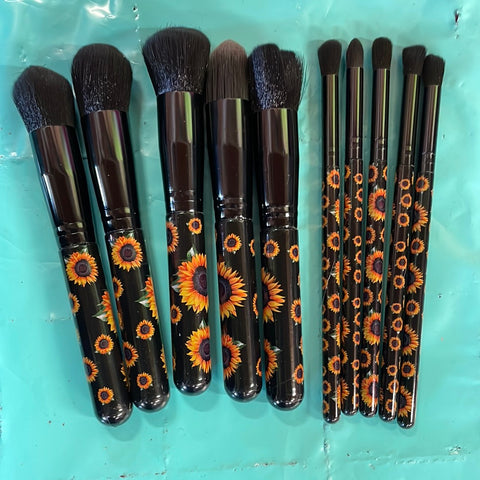 Sunflower Makeup Brush Set