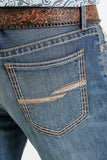 Cinch Men’s Ian Stretch Mid Rise Slim Fit Bootcut Jeans