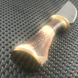 Damascus Skinner Steel Blade Knife with Stag Bone Handle