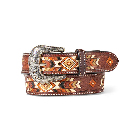 Ariat Tooled Painted Belt