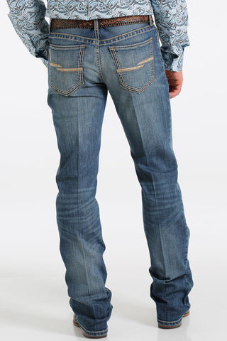 Cinch Men’s Ian Stretch Mid Rise Slim Fit Bootcut Jeans