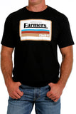 Cinch Support Local Farmers Black Tee