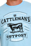 Cinch Cattleman’s Outpost Blue Tee