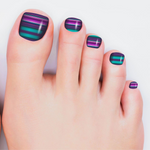 Crazy Serape Pedicure Nail Polish Strips