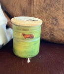 CJ Brown Red Angus Candle