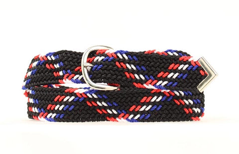 Red, White & Blue Woven Belt