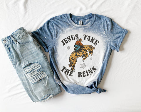 Jesus Take The Reins Tee