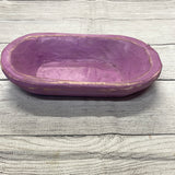 Purple Mini Dough Wooden Bowl