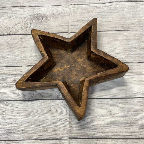 Star Wooden Bowl