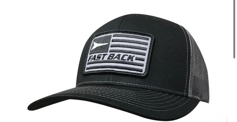 Fast Back Black Grey Mesh Cap