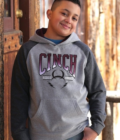 Cinch Boy’s Gray Hoodie