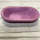 Purple Mini Dough Wooden Bowl