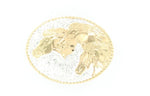 Crumrine Three Horsehead Buckle