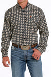 Cinch Men’s Black Geo Print Shirt