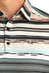Cinch Men’s Multicolored Striped Arenaflex Polo