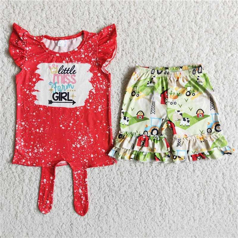 Little Miss Farm Girl Pant Set