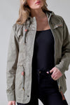 Kimes Ranch Women's All Weather Longrider Anorak Jacket-Dark Sage