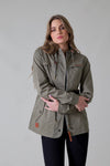 Kimes Ranch Women's All Weather Longrider Anorak Jacket-Dark Sage