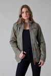 Kimes Ranch Women's All Weather Longrider Anorak Jacket-Dark Sage