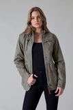 Kimes Ranch Women's All Weather Longrider Anorak Jacket-Dark Sage