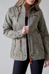 Kimes Ranch Women's All Weather Longrider Anorak Jacket-Dark Sage