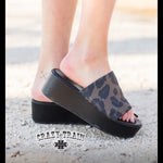 Crazy Train 90’s Leopard Platform Shoes