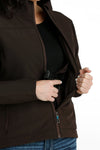 Cinch Women's Brown Bonded Conceal Carry Jacket