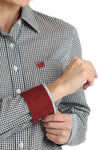 Cinch Women's Black & White Plaid Shirt