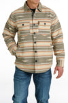 Cinch Men's Southwestern Printed Jaquared Shirt Jacket