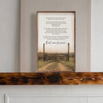 Rest Now Farmer Sign