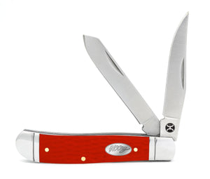 Hooey Red Jig Bone Trapper Knife